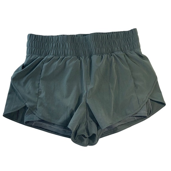 Avia Pants - Avia Womens Smocked Waist Running Shorts Sage Green Size Medium 8-10 U2284